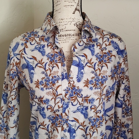 Lands' End Tops - Land's End No Iron Supima Cotton Button Down Bluebird Blouse SZ: 8T